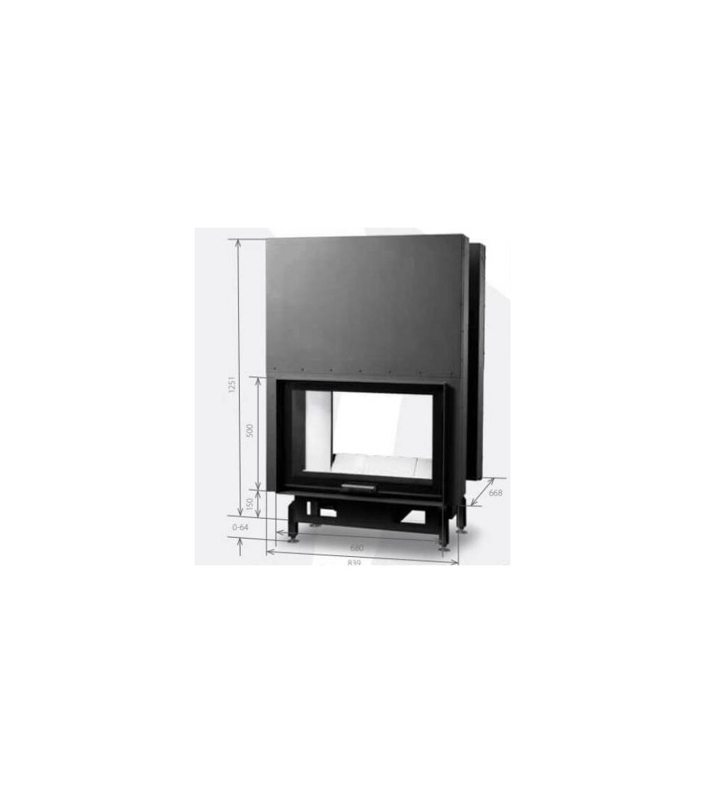 Insert de cheminée 80 CM EVO 20-17kW