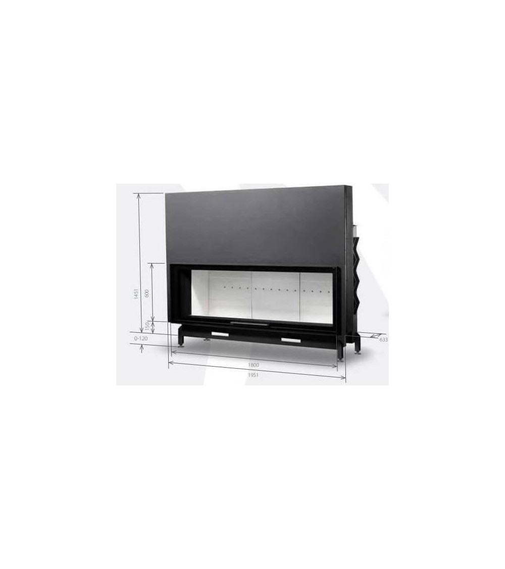 Insert cheminées à bois 200 EVO LD porte guillotine 22 kW — free download